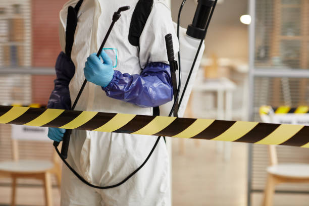 Professional Biohazard Cleanup technician working in El Portal, FL